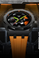 Nismo GTR Gyro Polygon Orange Rubber Strap